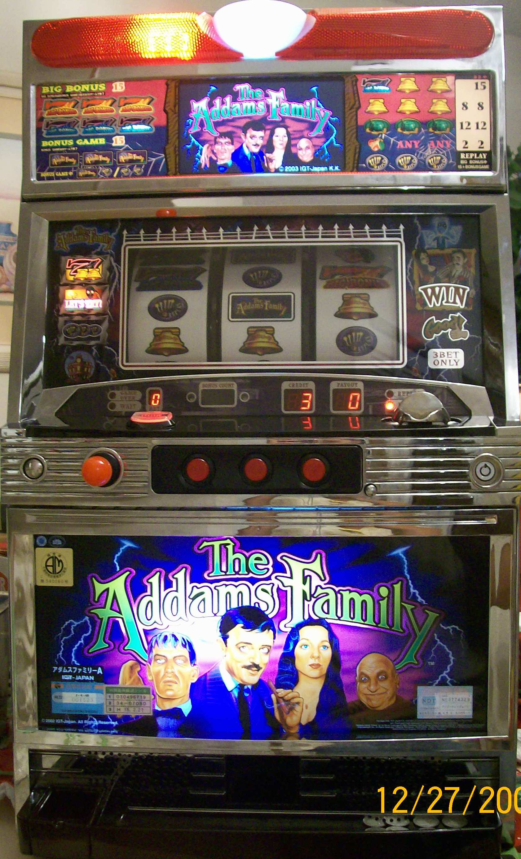 Adams Family Slot Machine