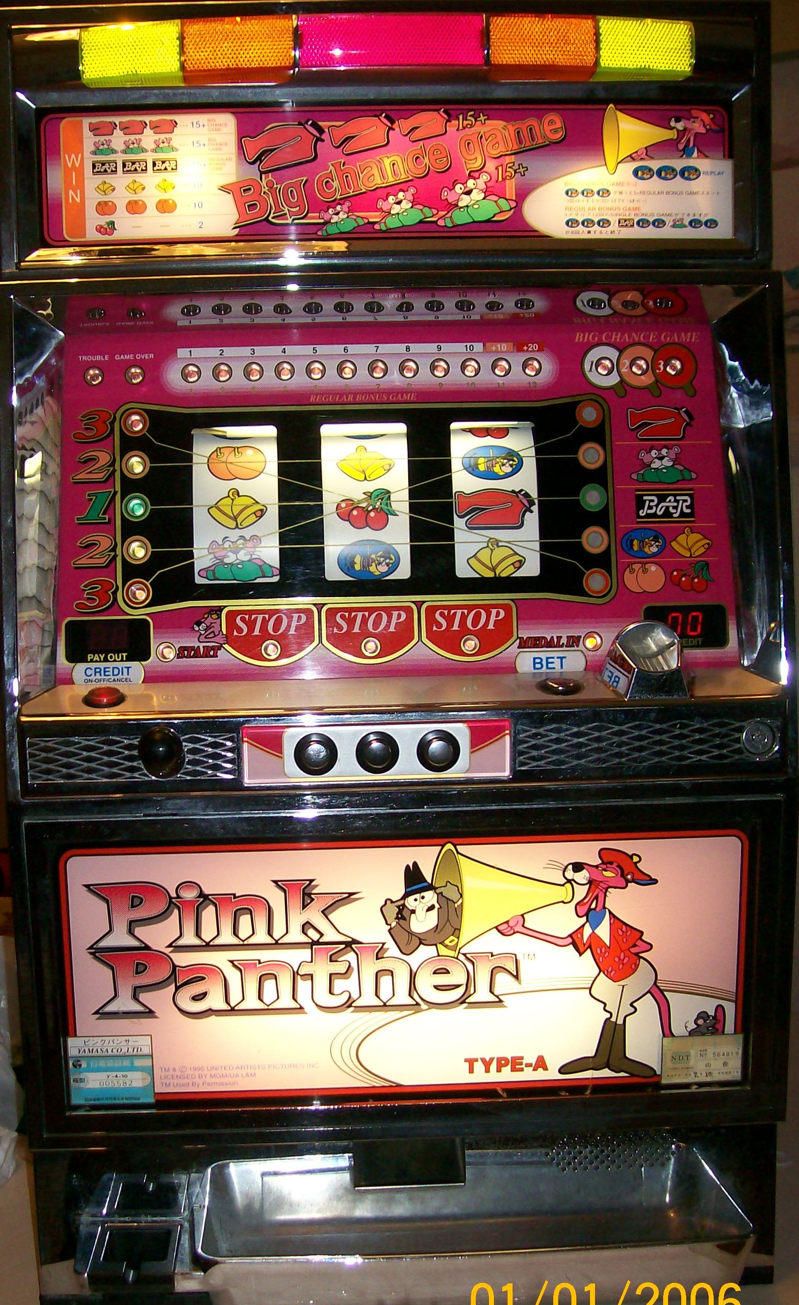 Pink Panther Slot Machine